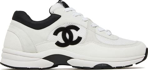 chanel white trainers price|chanel sneaker black and white.